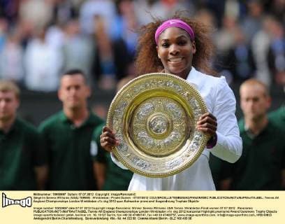 Siegerin Serena Williams (USA) TENNIS : Wimbledon - Finale Damen - 07 07 2012 COUVERCELLE TENNISMAG PANORAMIC 