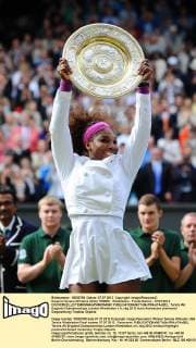 Siegerin Serena Williams (USA) TENNIS : Wimbledon - Finale Damen - 07 07 2012 COUVERCELLE TENNISMAG PANORAMIC 