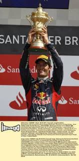 Motorsports: FIA Formula One World Championship 2012, Grand Prix of Great Britain, Mark Webber (AUS, Red Bull Racing), xHOCHxZWEIx