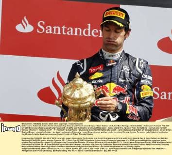 Motorsports: FIA Formula One World Championship 2012, Grand Prix of Great Britain, 2 Mark Webber (AUS, Red Bull Racing), xHOCHxZWEIx