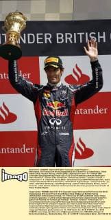 Motorsports: FIA Formula One World Championship 2012, Grand Prix of Great Britain, 2 Mark Webber (AUS, Red Bull Racing), xHOCHxZWEIx