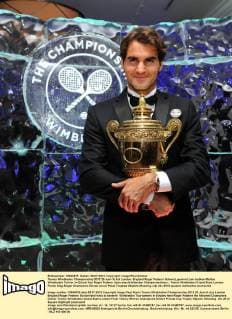 Tennis Wimbledon Championship 2012 25 Juni- 8.Juli London, England Roger Federer Schweiz,gewinnt zum siebten Maldas Wimbledon Turnier im Einzel hier Roger Federer beim anschließenden Championsdinner