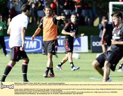 Carnago 09 07 2012 - Training AC Milan: Massimiliano Allegri 