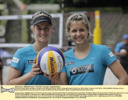 Germany, Berlin, Beachvolleyball, Smart Grand Slam 2012 Berlin, Beach Volleyball Swatch World Tour 2012, Goller Ludwig, 10.07.2012, xHOCHxZWEIx xThomasxVictorx