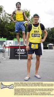 Germany, Berlin, Beachvolleyball, Smart Grand Slam 2012 Berlin, Beach Volleyball Swatch World Tour 2012, Alison Emanuel (BRA), 13.07.2012, xHOCHxZWEIx xThomasxVictorx