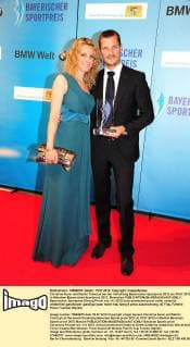 Christina Surer und Martin Tomczyk bei der Verleihung Bayerischer Sportpreis 2012 am 15.07.2012 in München Bayerischer Sportpreis 2012, Muenchen 