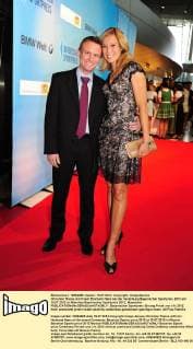Christine Theiss mit ihrem Ehemann Hans bei der Verleihung Bayerischer Sportpreis 2012 am 15.07.2012 in München Bayerischer Sportpreis 2012, Muenchen 