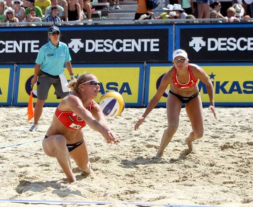 Beachvolleyball Grand Slam. VAN IERSEL Marleen, KEIZER Sanne (NED). Klagenfurt, 20.7.2012