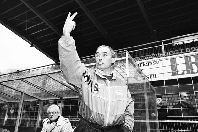 Fußball, Trainerhistorie, Stuttgarter Kickers Fussball Stuttgarter Kickers Saison 1992 1993 Trainer Rolf Schafstall