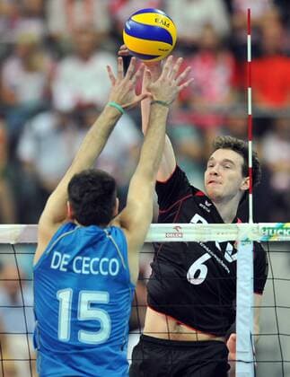 2012.07.20 (MEN VOLLEYBALL) X MEMORIAL HUBERTA WAGNERA (GERMANY VS. ARGENTINA); DENYS KALIBERDA Hubert Wagner Memorial volleyball match Germany vs. Argentina  20120720LUK019