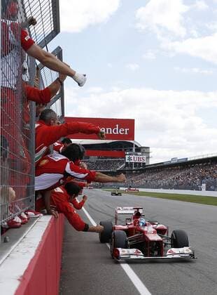 Motorsports: FIA Formula One World Championship 2012, Grand Prix of Germany, 5 Fernando Alonso (ESP, Scuderia Ferrari), xHOCHxZWEIx