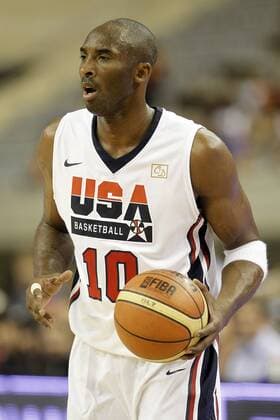 USA s Kobe Bryant during friendly match.July 22,2012.  (201207221706)