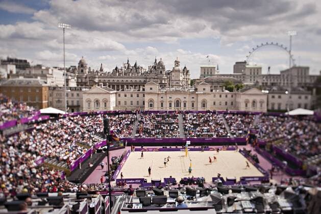 London, 28.07.2012, Olympische Sommerspiele Beachvolleyball