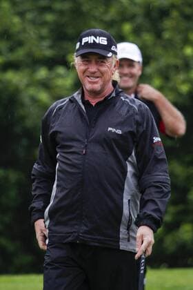Alveslohe, 28.07.2012, Golfturnier, Schüco Open 2012 im Golf und Landclub Gut Kaden, Miguel Angel Jimenez Schüco Open 2012 Sportjournalist