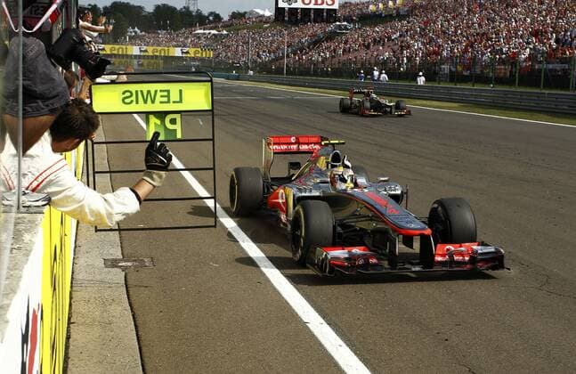 Motorsports: FIA Formula One World Championship 2012, Grand Prix of Hungary, 4 Lewis Hamilton (GBR, Vodafone McLaren Mercedes), xHOCHxZWEIx