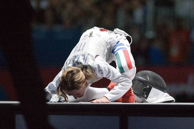 Valentina VEZZALI London 29 7 2012 Olympic Games London 2012 - Fencing Saber (Fechten Säbel) giovannixminozzi