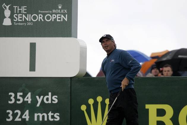 29.07.2012 Ayrshire, Scotland. Fred COUPLES in action during the The Rolex Senior Open Championship from Turnberry. xIanxBuchanx  ActionPlus11308075