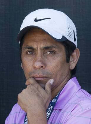 July 30, 2012 - Los Angeles, California, USA - Mexican goalie legend Jorge Campos attends the Real Madrid training session at the UCLA campus in Los Angeles, California, Monday, 30 July 2012. Real Madrid practice in LA - Monday - ZUMAa60