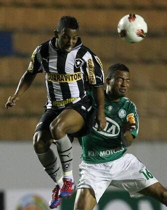 Joao Vitor da S.E. Palmeiras - Vitor Junior do Botafogo F.R. S.E. Palmeiras Sao Paulo (SE) - Botafogo Futebol e Regatas Rio de Janeiro. Copa Sulamericana. Barueri SP, Brasil - 01 08 2012. x(5)xCesarxGrecox xFotoarenax  (10905)