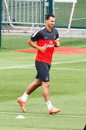 Zlatan Ibrahimovic FOOTBALL : Entrainement Paris Saint Germain - 03 08 2012 GwendolineLeGoff Panoramic 