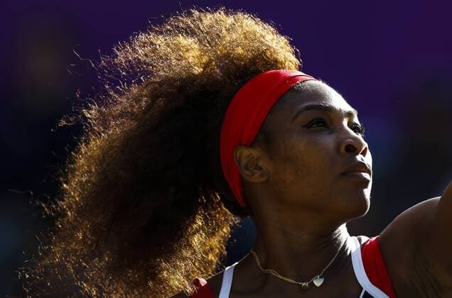Serena WILLIAMS, USA Halbfinale, Tennis, Wimbledon, Damen Olympische Spiele 2012 Sommerspiele Olympia in London, Grossbritannien 03.08.2012