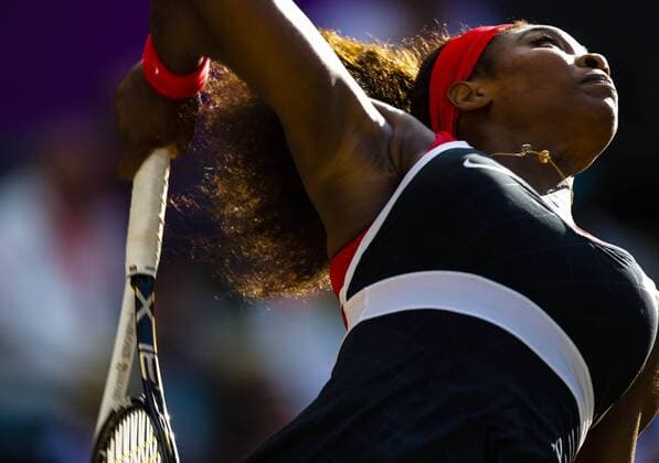 Serena WILLIAMS, USA Halbfinale, Tennis, Wimbledon, Damen Olympische Spiele 2012 Sommerspiele Olympia in London, Grossbritannien 03.08.2012