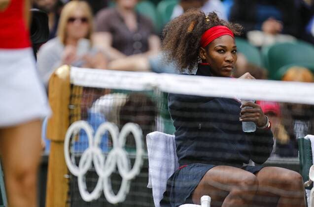 Serena WILLIAMS, USA Finale, Tennis, Wimbledon, Damen Olympische Spiele 2012 Sommerspiele Olympia in London, Grossbritannien 04.08.2012