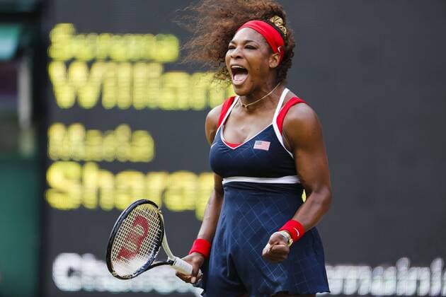 Jubel Serena WILLIAMS, USA