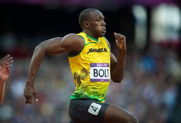 Olympia 2012 London 05.08.2012 Olympische Spiele London 2012 100m Halbfinale Herren BOLT Usain (JAM)