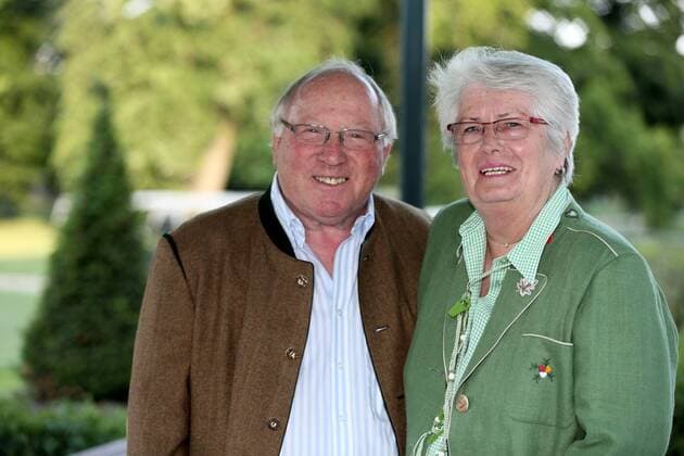 Axel Lange Golfturnier 2012 zugunsten der Uwe Seeler-Stiftung 03. - 04. August, Golf und Country Club Fleesensee ZU SEHEN: UWE SEELER UND SEINE EHEFRAU ILKA