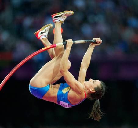 Olympia 2012 London 06.08.2012 Olympische Spiele London 2012 Leichtathletik Stabhochsprung Frauen Finale ISINBAEVA Elena (RUS) Bronze