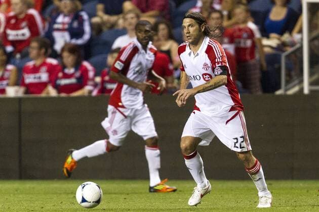 Aug. 5, 2012 - Bridgeview, Illinois, U.S - Toronto FC midfielder TORSTEN FRINGS, seen here during an MLS Fussball Herren USA match against the Chicago Fire at Toyota Park. MLS Fussball Herren USA 2012: Fire Defeats Toronto FC 2-1 - ZUMAt10