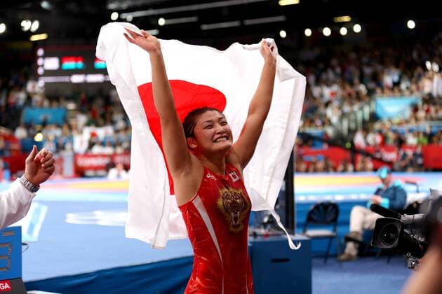 Kaori Icho (JPN), AUGUST 8, 2012 - Wrestling : Women s 63kg Freestyle at ExCeL during the London 2012 Olympic Games in London, UK.  (waha014663)