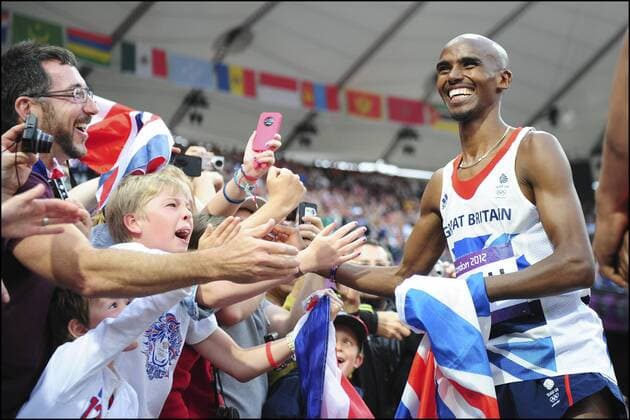 Mohamed Mo Farah (gbr) - finale 5000m Herren LEICHTATHLETIK: Olympia London 2012 - 11 08 2012 xJBxAutissierxFEPx 