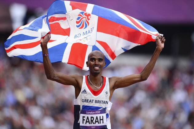 Mohamed Mo Farah (gbr) - finale 5000m Herren LEICHTATHLETIK: Olympia London 2012 - 11 08 2012 xJBxAutissierxFEPx 