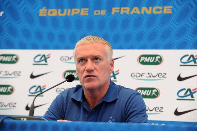 Didier Deschamps (Coach FRA) - Pressekonferenz - Nationalteam Frankreich- 13 08 2012 xN.LeGouic FEPx 