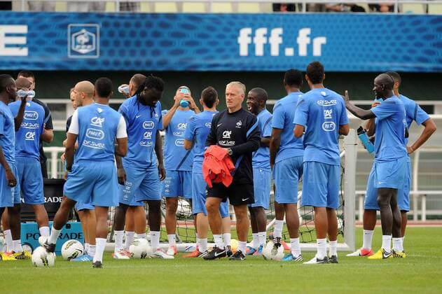 Didier Deschamps (Coach France) - Training Nationalteam Frankreich - 13 08 2012 xN.LeGouic FEPx 