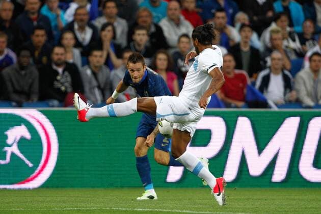 Mathieu Debuchy (France) FOOTBALL : France vs Uruguay - Match Amical - 15 08 2012 GwendolineLeGoff Panoramic 