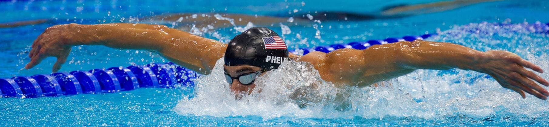 Michael PHELPS (USA) in Aktion. 5.Wettkampftag: 200 Meter Schmetterling Finale der Herren am 31.07.2012. Olympische Sommerspiele London 2012. -- Olympic Summer Games London 2012,