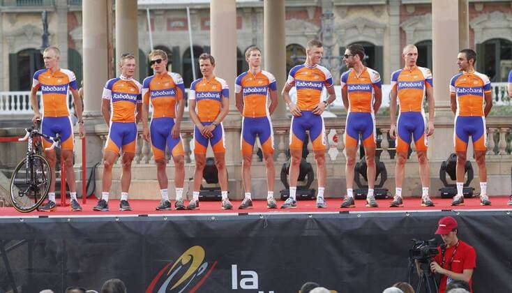 17 08 12 GESINK - RABOBANK PRESENTACION EQUIPOS VUELTA ESPANA 2012 PAMPLONA 