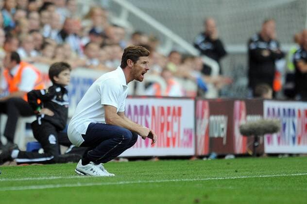 Football - Premier League - Newcastle United vs. Tottenham Hotspur. Andre Villas Boas (Spurs manager) at St James Park. 