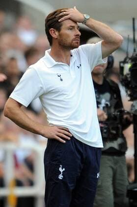 Football - Premier League - Newcastle United vs. Tottenham Hotspur. Andre Villas Boas (Spurs manager) at St James Park. 