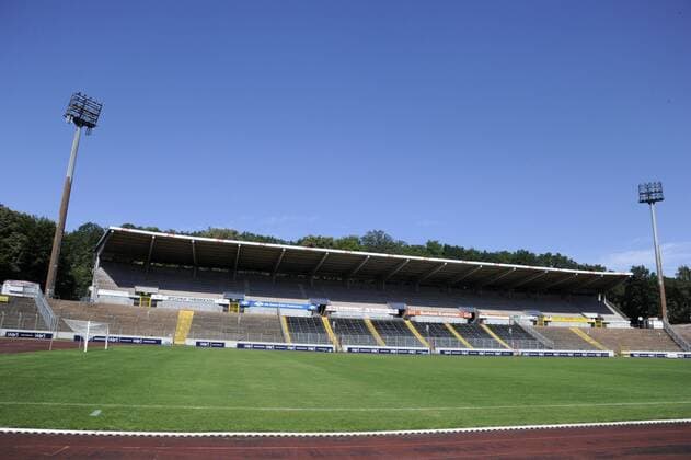 Fußball, Stadiongeschichte 1. FC Saarbrücken Das Ludwigsparkstadion in Saarbrücken am Donnerstag (23.8.2012).