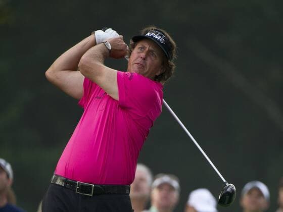 23 August 2012: Phil Mickelson (USA) tee s off at the 10th hole during The Barclays Championship for The FedEx Cup played at Bethpage Black in Farmingdale, NewYork. GOLF: AUG 23 PGA Golf Herren - The Barclays - First Round Icon20120823002 EDITORIAL USE ONLY