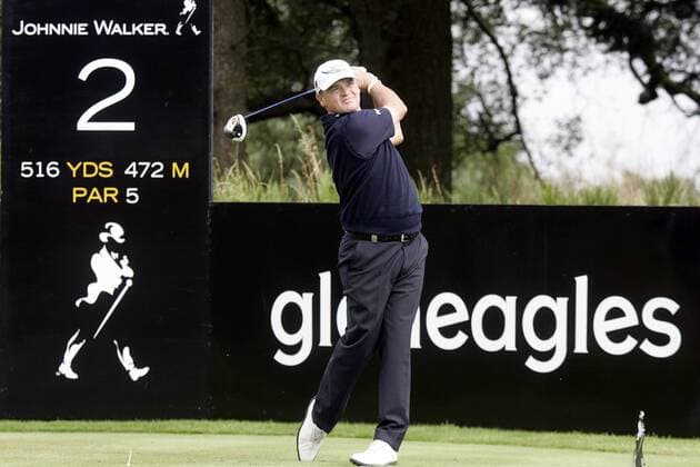 25.08.2012 Gleneagles, Scotland. Paul LAWRIE in action during day three of the Johnnie Walker Championship from Gleneagles Golf Course. xIanxBuchanx  ActionPlus11320628