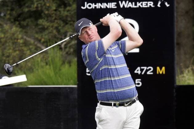 25.08.2012 Gleneagles, Scotland. Richard FINCH in action during day three of the Johnnie Walker Championship from Gleneagles Golf Course. xIanxBuchanx  ActionPlus11320630