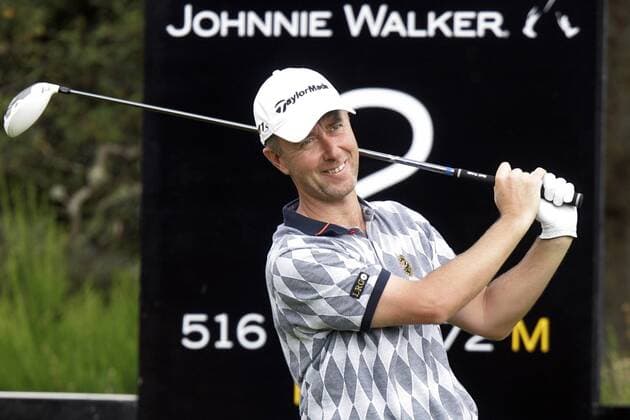 25.08.2012 Gleneagles, Scotland. Mark FOSTER in action during day three of the Johnnie Walker Championship from Gleneagles Golf Course. xIanxBuchanx  ActionPlus11320631