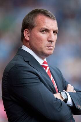 Football - Premier League - Liverpool vs. Manchester City Manager of Liverpool, Brendan Rodgers at Anfield 