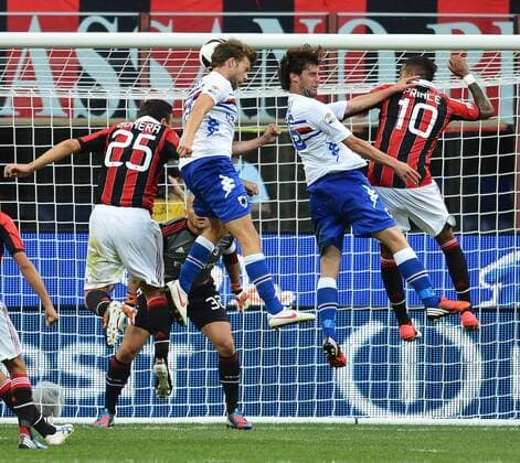 Andrea Costa - Sampdoria Goal, Serie A, AC Mailand - Sampdoria Genua andreaxstaccioli