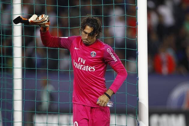 Salvatore Sirigu (PSG) FOOTBALL : Paris Saint Germain vs Bordeaux - Ligue 1 - 26 08 2012 GwendolineLeGoff Panoramic 